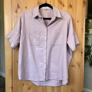 Madewell - Dusty Pink Flannel Courier Shirt